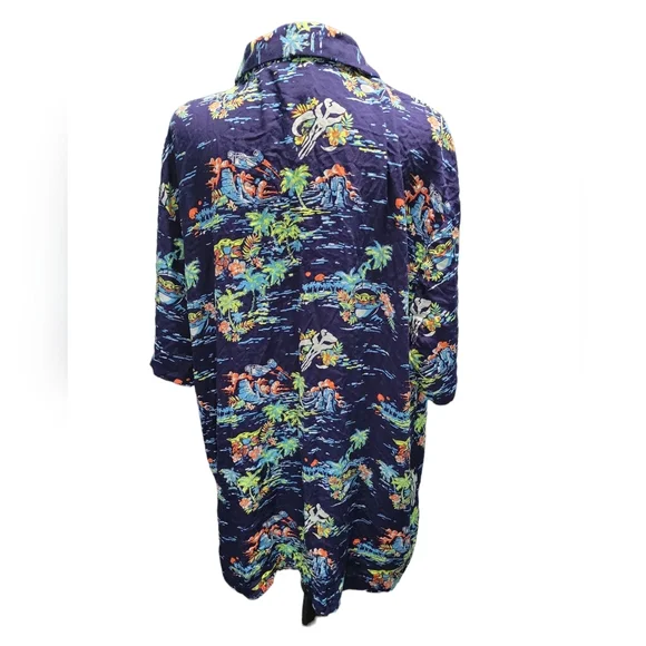 Star Wars Mandalorian Baby Yoda Grogu Button-Down Collared Shirt XXXL - Picture 2 of 7